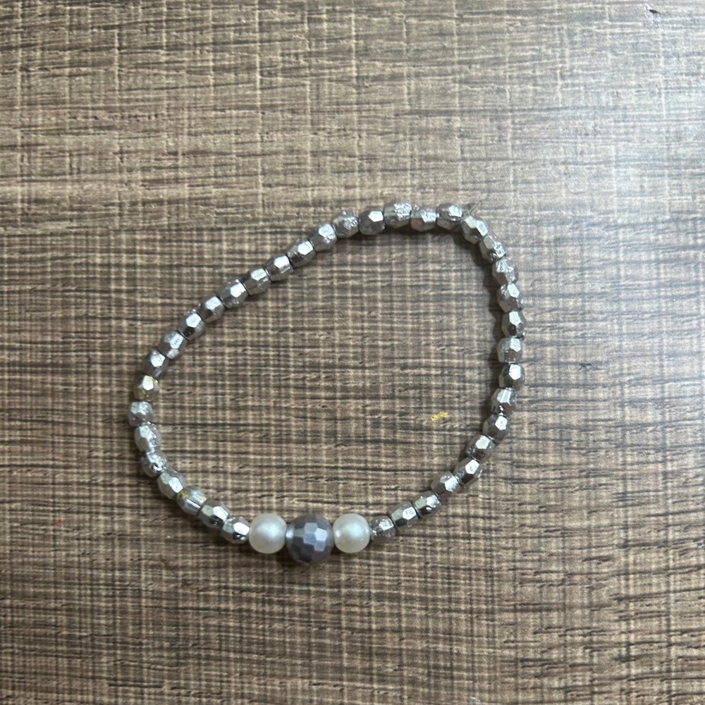 Silver Cute Stylish Beaded Diy Handmade Braclet For kids Teens & Adults